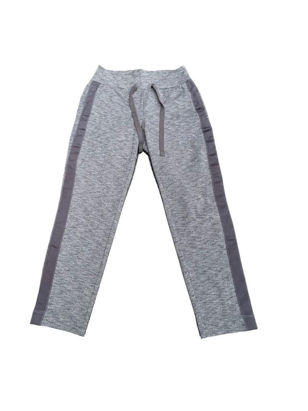 ATHLETA Metro Downtown Women’s Tapered Leg Cropped Sweatpants Grey Sz XS